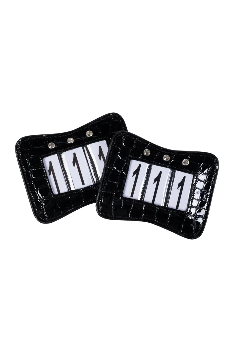 HKM Viola Competition Numbers in Black Croc